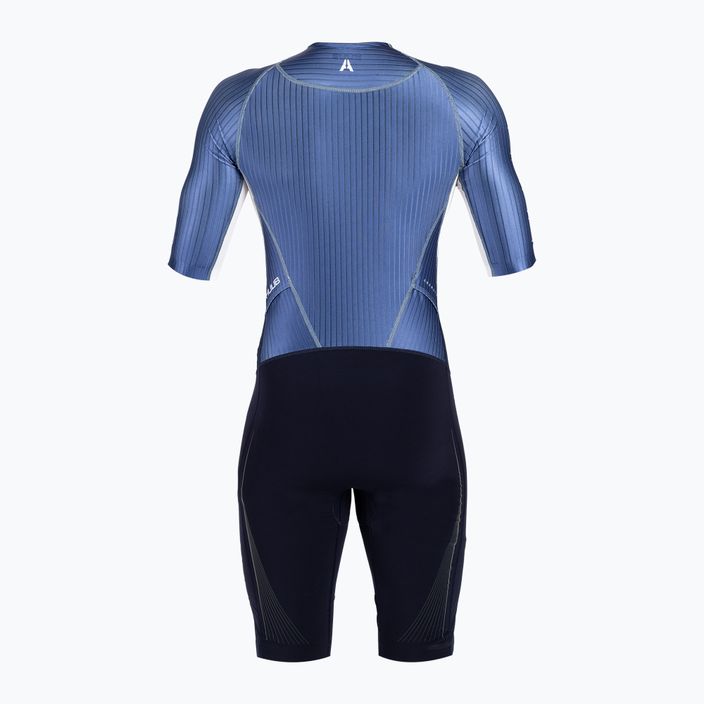 HUUB men's triathlon suit Anemoi Aero + Flatlock black-blue ANEPF 2