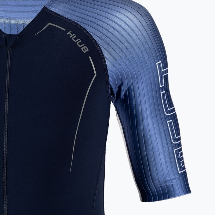 HUUB men's triathlon suit Anemoi Aero + Flatlock black-blue ANEPF 3