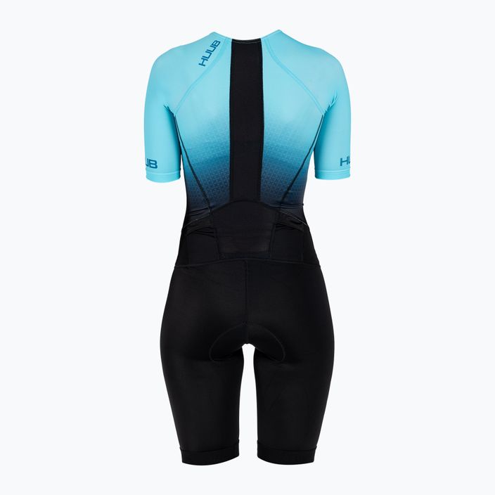 Women's Triathlon Suit HUUB Commit Long Course Suit black-blue COMWLCS 2
