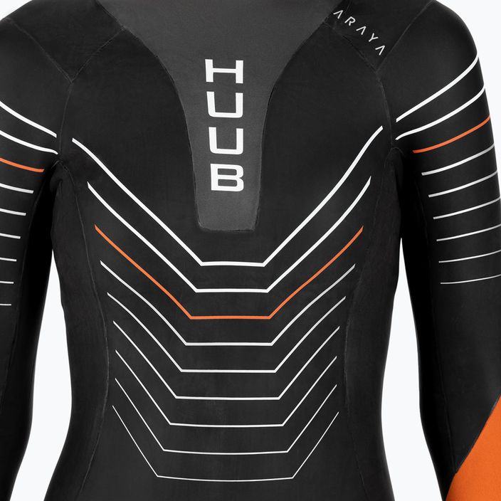 Women's triathlon wetsuit HUUB Araya 2:4 black-orange ARAYAW 4