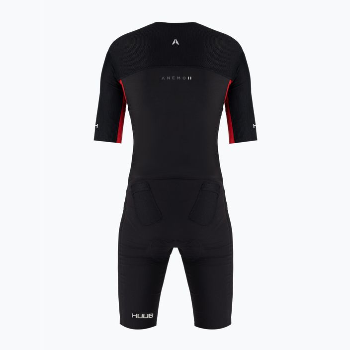 Men's triathlon suit HUUB Anemoi 2 SUB22 black ANESUB22BG 2