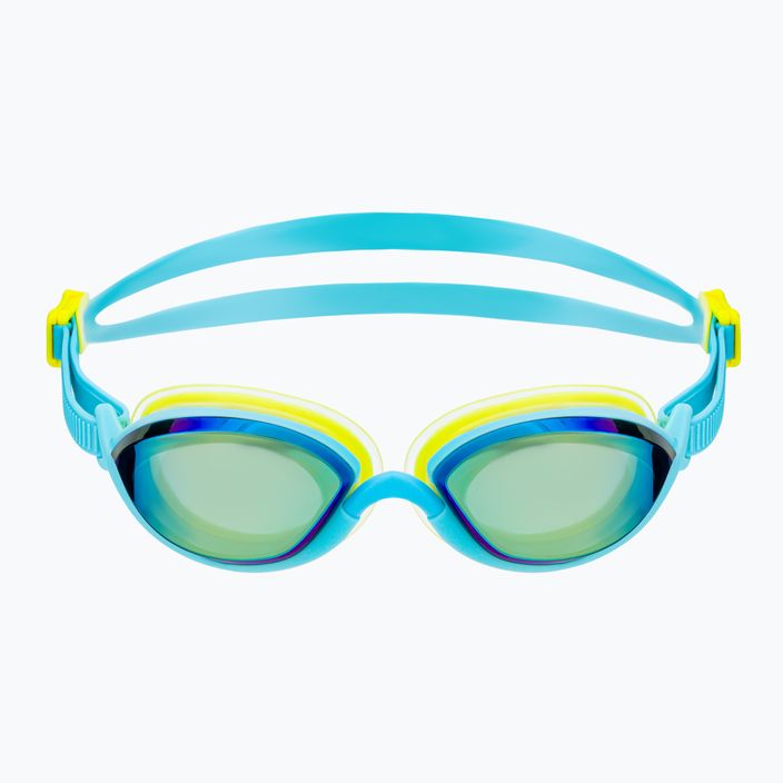 HUUB Pinnacle Air Seal swimming goggles aqua/fluo yellow A2-PINNAQ 2
