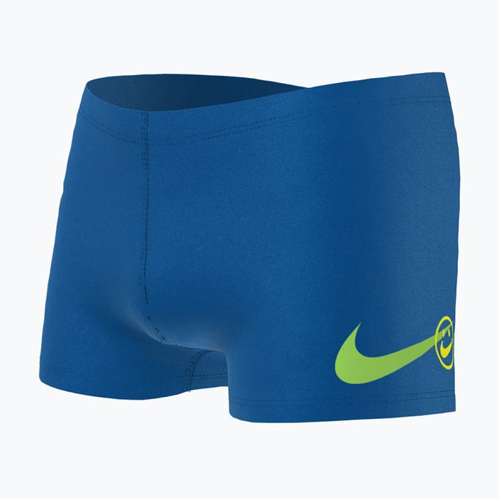 Nike Multi Logo Square Leg children's swim boxers blue NESSD042-494 5