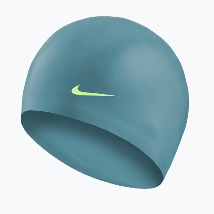 Nike Solid Silicone green abyss swimming cap 2
