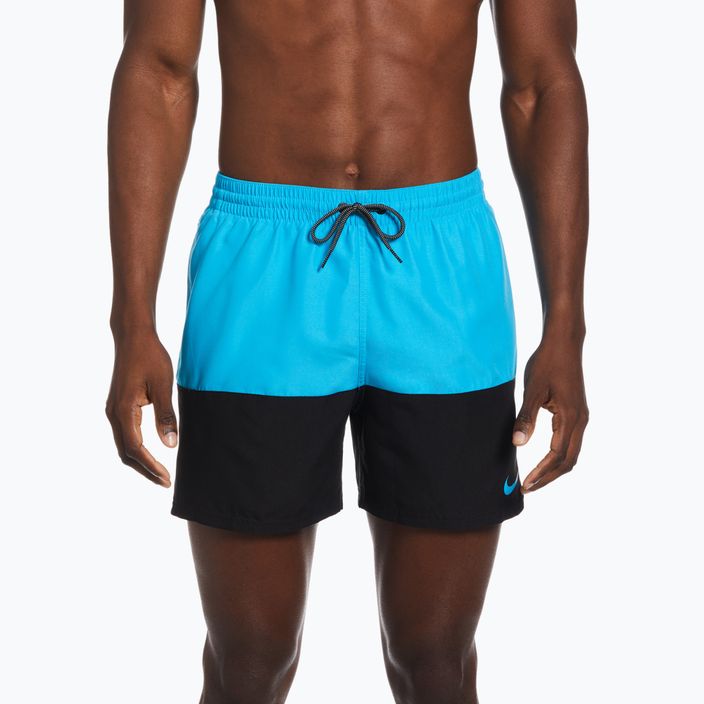 Men's Nike Split 5" Volley swim shorts blue NESSB451-480