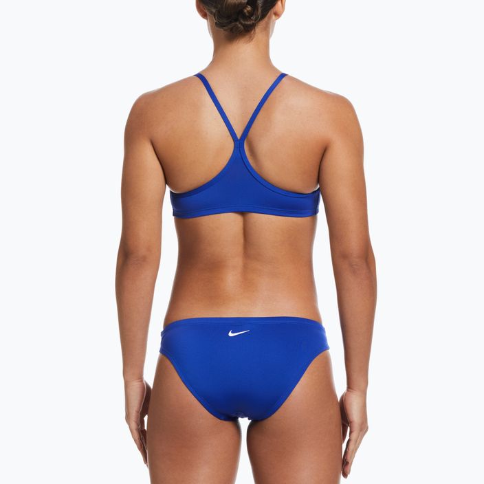 Women's two-piece swimsuit Nike Essential Sports Bikini navy blue NESSA211-418 2