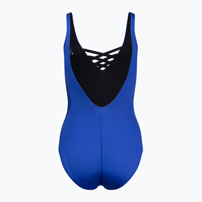 Nike Sneakerkini U-Back women's one-piece swimsuit blue NESSC254-418 2