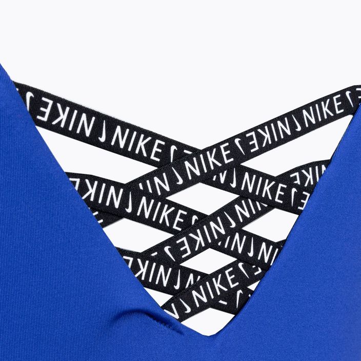 Nike Sneakerkini U-Back women's one-piece swimsuit blue NESSC254-418 4
