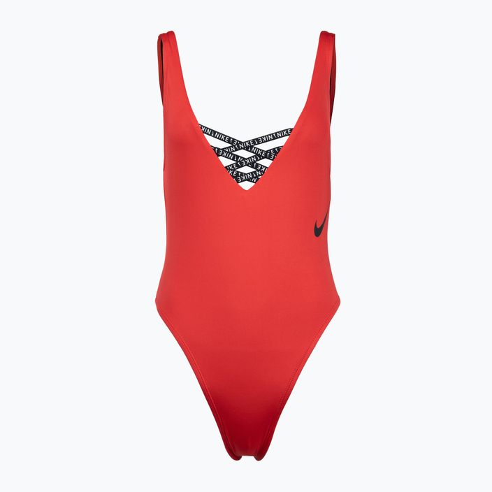 Nike Sneakerkini U-Back women's one-piece swimsuit red NESSC254-614