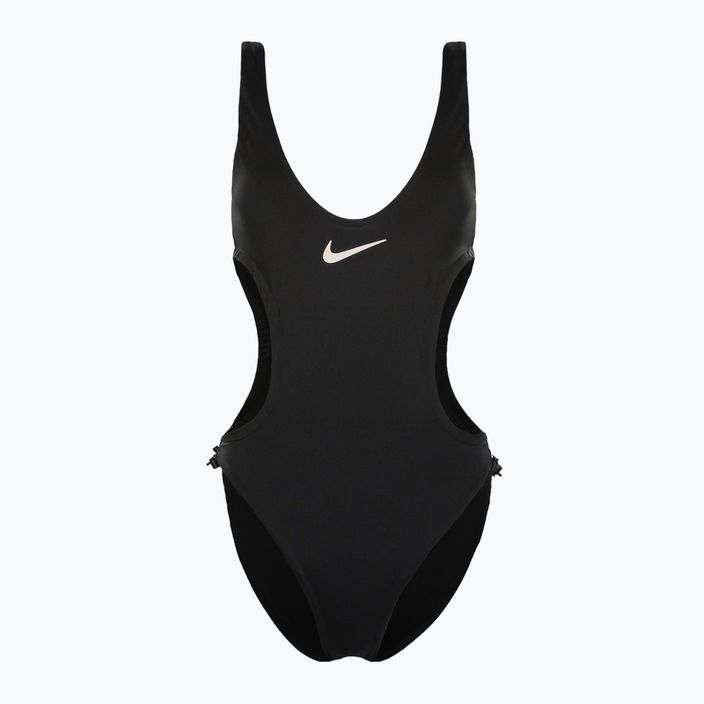 Nike Wild women's one-piece swimsuit black and white NESSD255-001