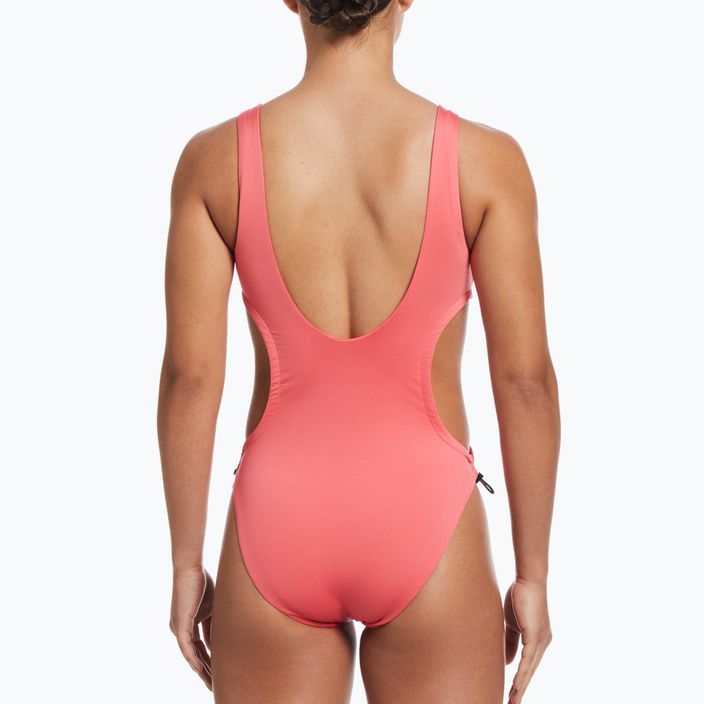 Nike Wild pink women's one-piece swimsuit NESSD255-683 2