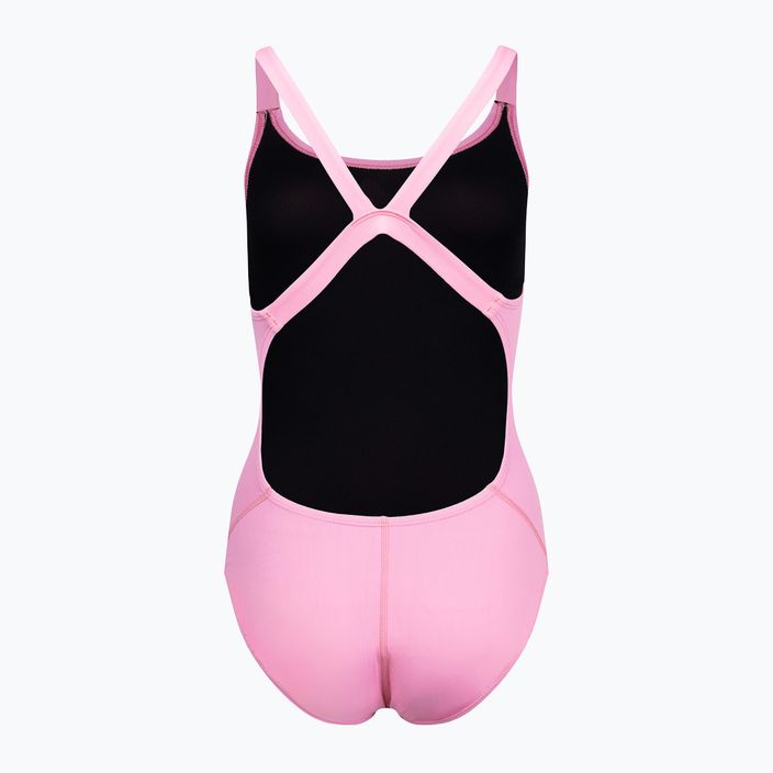 Nike Hydrastrong Solid Fastback women's one-piece swimsuit pink NESSA001-660 2