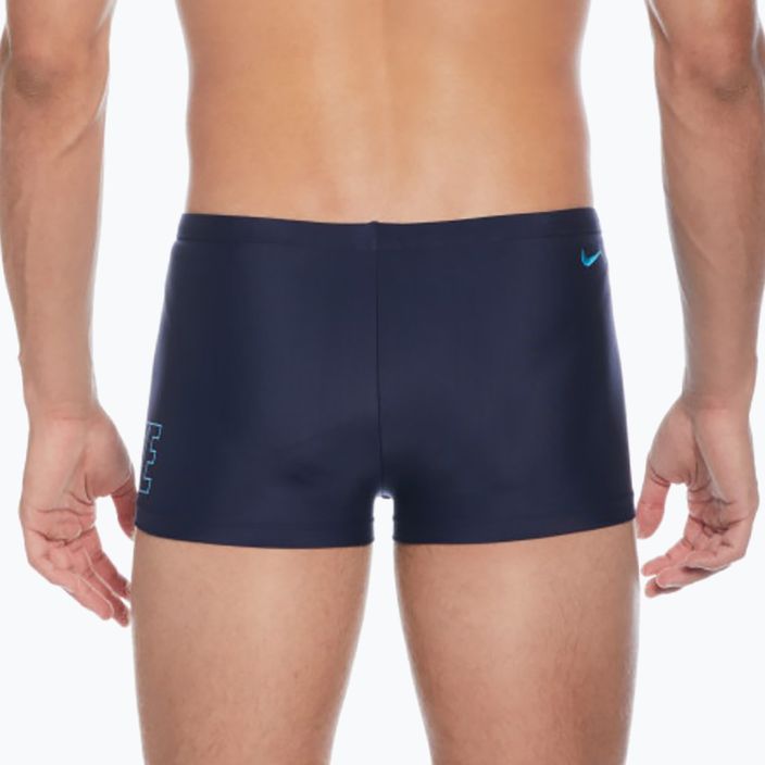 Men's Nike Logo Square swim shorts midnight navy 6