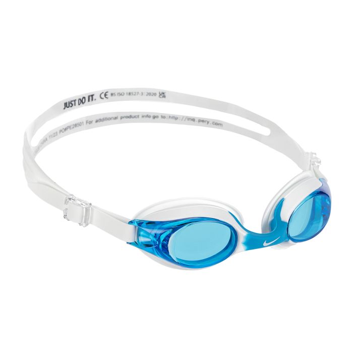 Nike Lil Swoosh Junior swimming goggles white 2