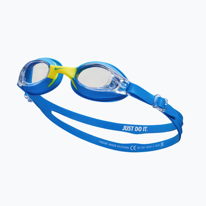 Nike Lil Swoosh Junior swim goggles photo blue 6