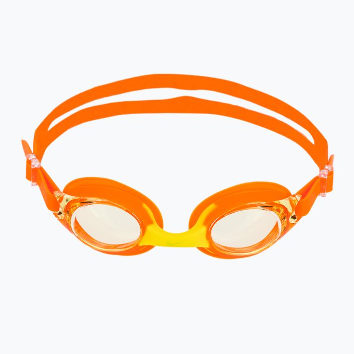 Nike Lil Swoosh Junior safety orange swimming goggles 2