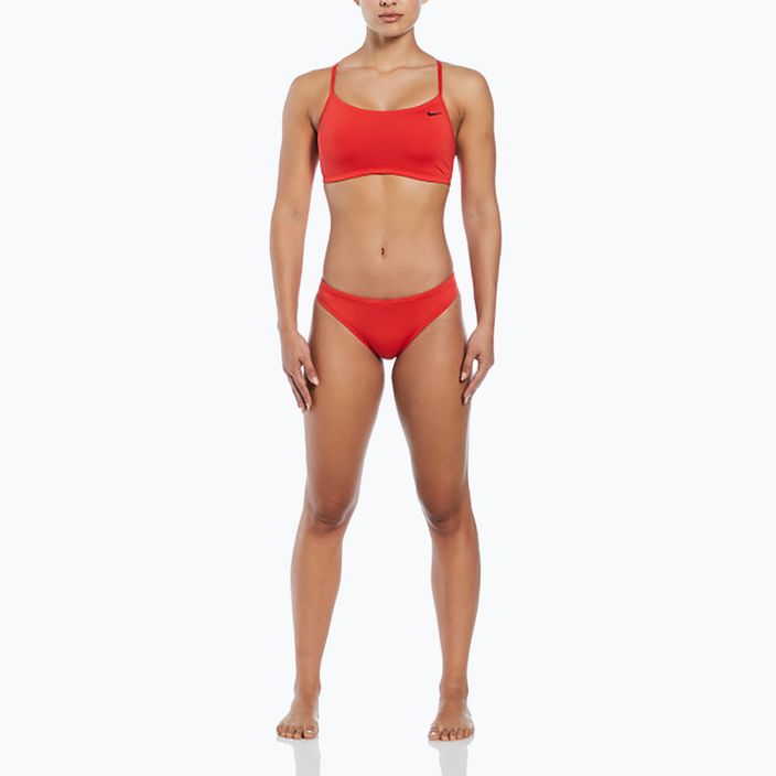 Women's two-piece swimsuit Nike Essential Sports Bikini light crimson