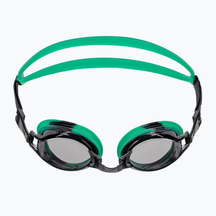 Nike Chrome Junior green shock children's swimming goggles 2