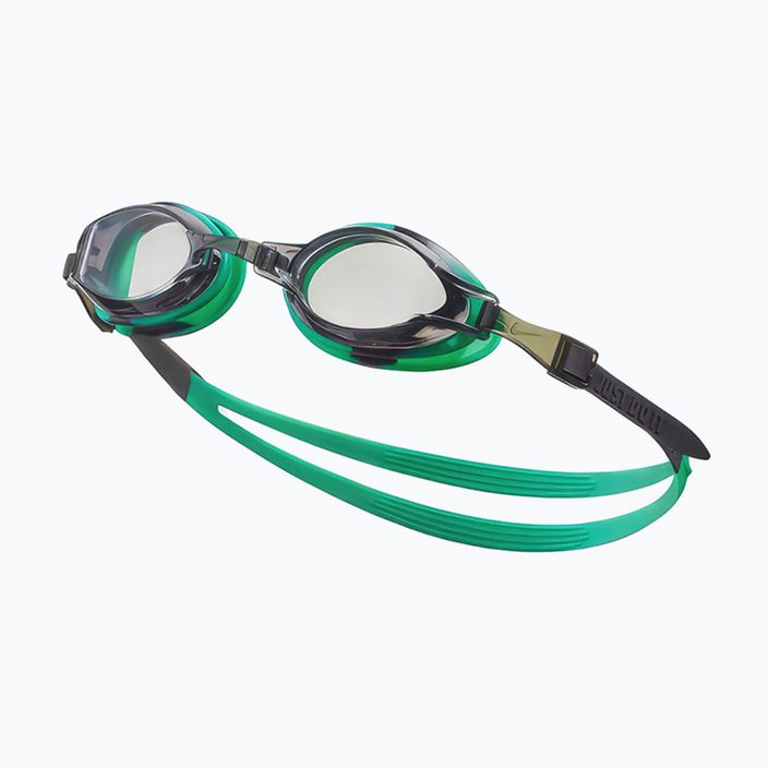Nike Chrome Junior green shock children's swimming goggles 6