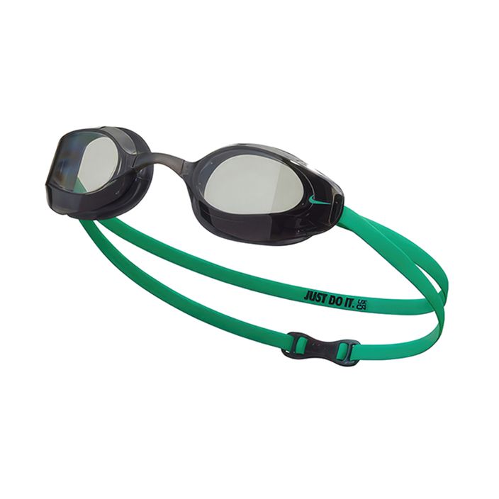 Nike Vapor green shock swim goggles 2