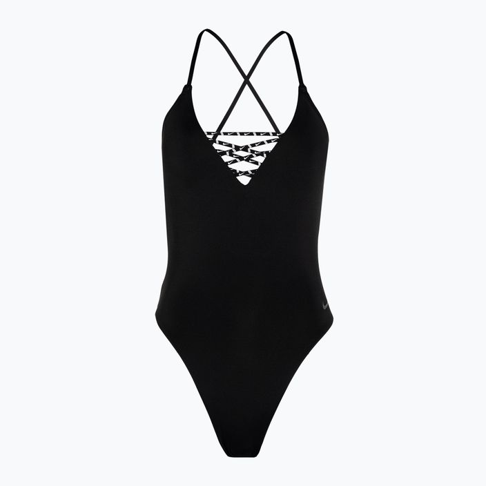 Women's one-piece swimsuit Nike Sneakerkini 2.0 Croccback black