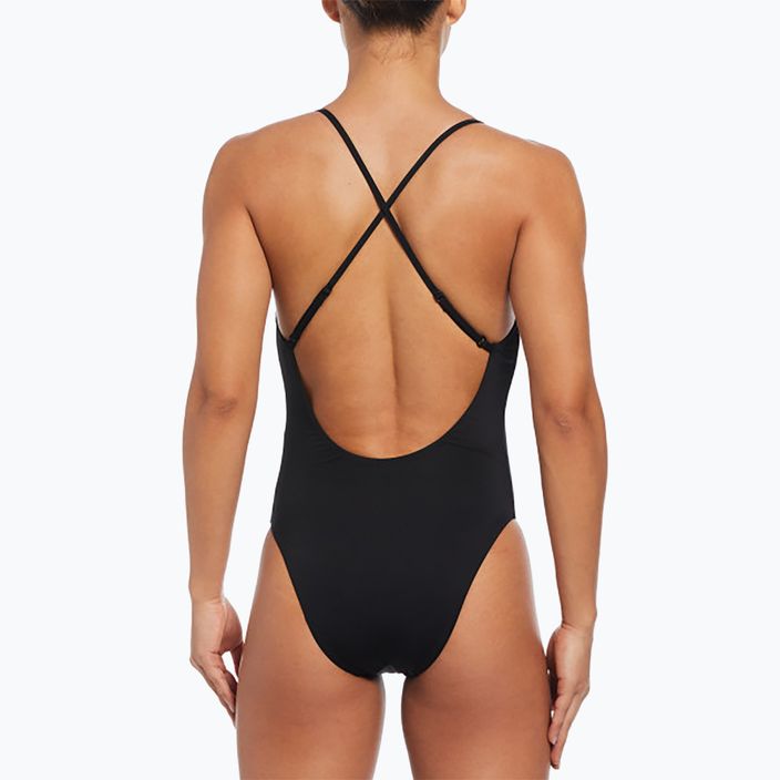 Women's one-piece swimsuit Nike Sneakerkini 2.0 Croccback black 6