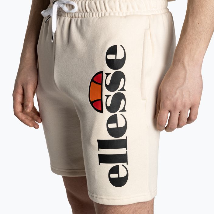 Ellesse Bossini Fleece men's shorts off white 3