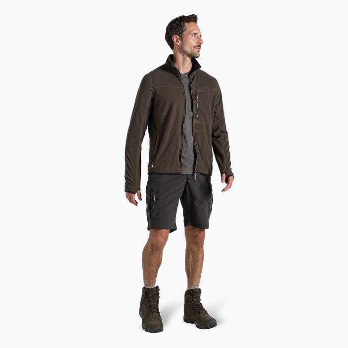 Men's Craghoppers NosiLife Cargo Short III black pepper trekking shorts 2