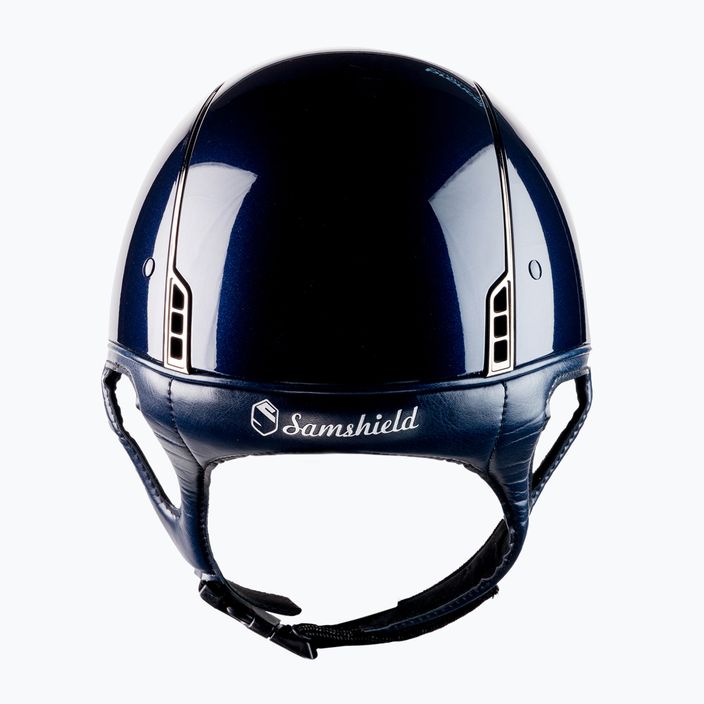 Samshield Shadow Glossy navy blue riding helmet 3125659666968 3