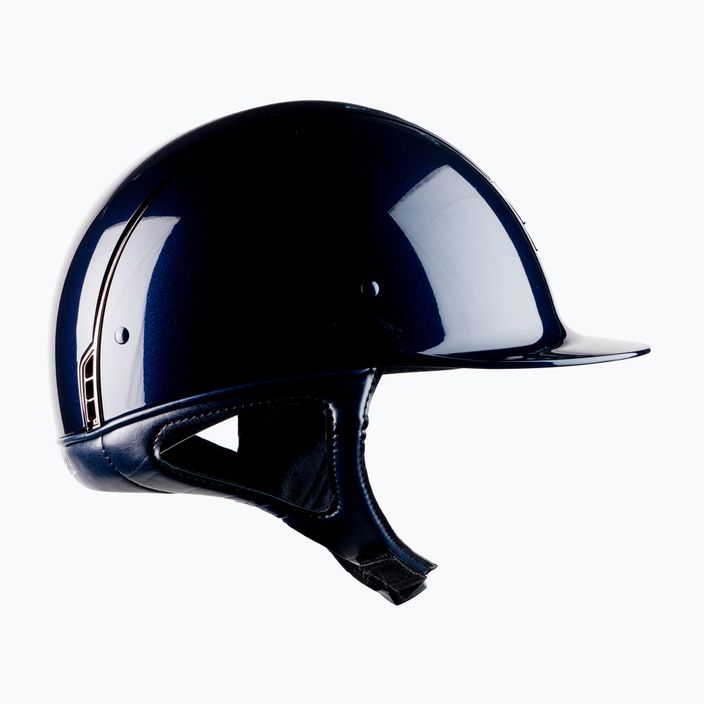 Samshield Shadow Glossy navy blue riding helmet 3125659666968 4