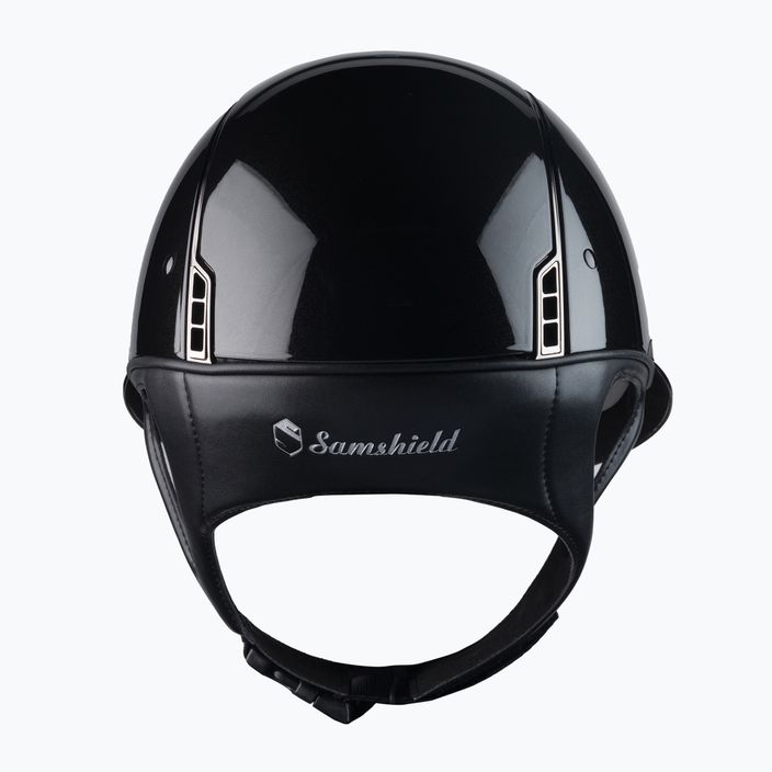 Samshield Miss Shieldshadow Glossy black riding helmet 3125659030844 3