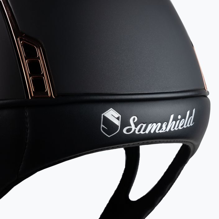 Samshield Miss Shield Shadowmatt riding helmet rose gold, black 3125659493526 6