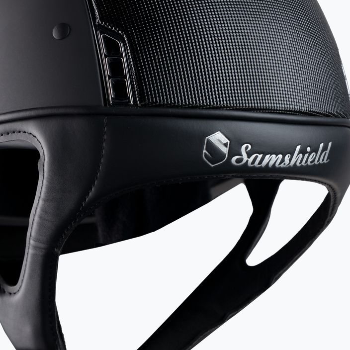 Samshield Shadowmatt Shimmer Top riding helmet black 3125659621387 6
