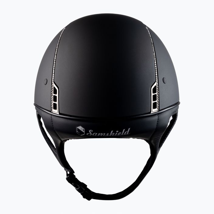 Samshield Shadowmatt 255 Swarovski riding helmet black 3125659667453 3