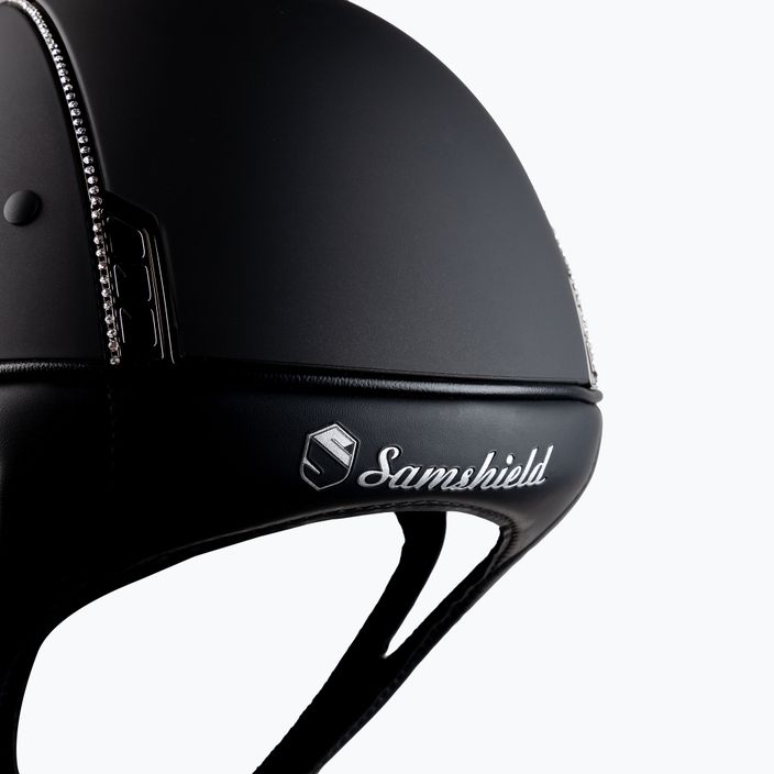 Samshield Shadowmatt 255 Swarovski riding helmet black 3125659667453 6