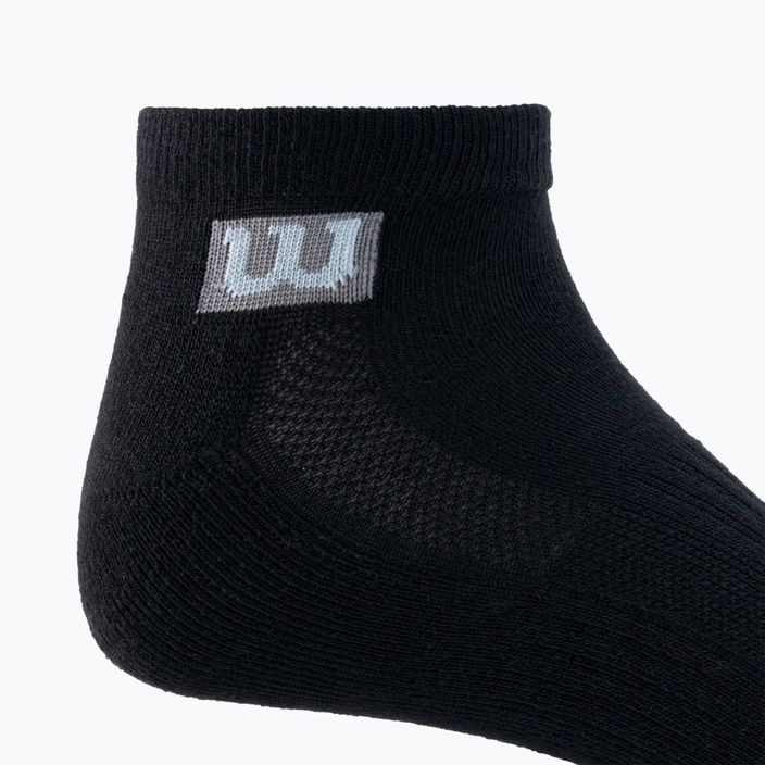 Wilson men's training socks 3PP Premium Low Cut 3 pack black W8F2B-3730 3