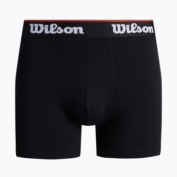Wilson men's 2-Pack boxer shorts black, grey W875H-270M 2