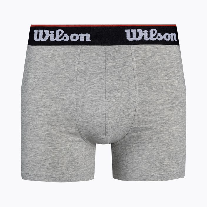 Wilson men's 2-Pack boxer shorts black, grey W875H-270M 3