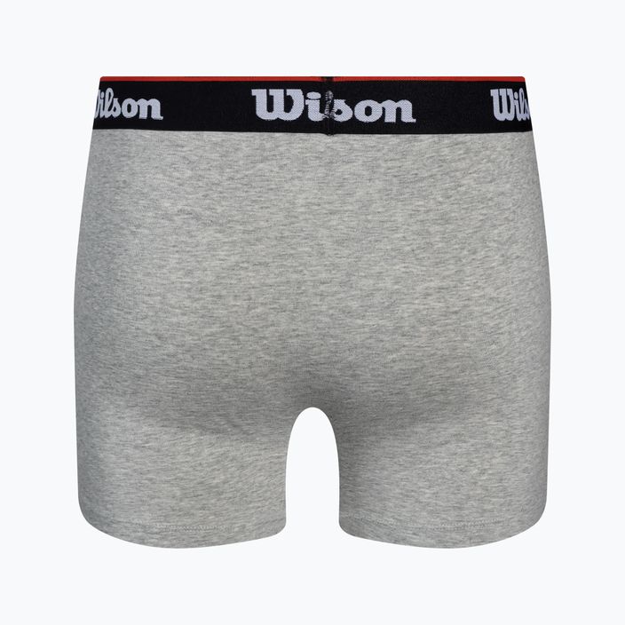 Wilson men's 2-Pack boxer shorts black, grey W875H-270M 4