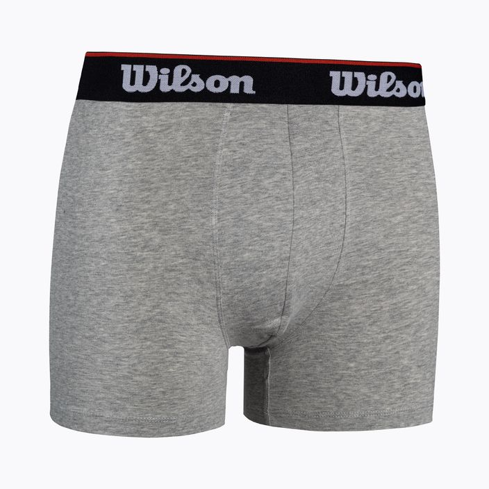 Wilson men's 2-Pack boxer shorts black, grey W875H-270M 7