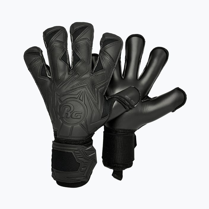 RG Aspro goalkeeper gloves Black-Out black BLACKOUT07 4