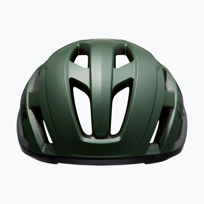 Lazer Strada KinetiCore matte green bicycle helmet 6