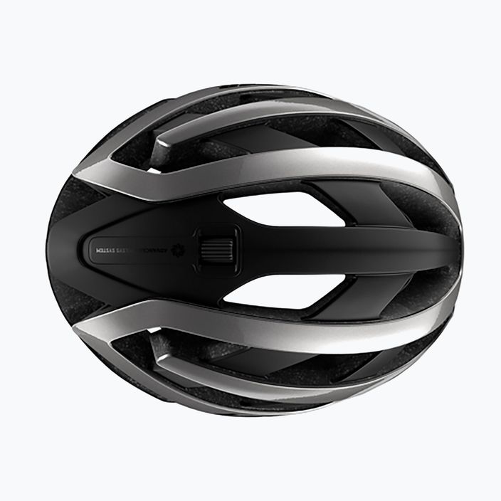 Lazer Genesis gloss titanium bicycle helmet 5