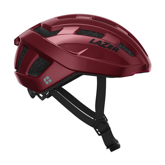 Lazer Tempo KinetiCore cosmic berry bicycle helmet 2