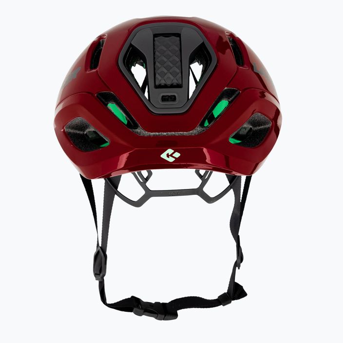 Lazer Vento KinetiCore metallic red bicycle helmet 3