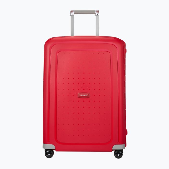 Samsonite S'cure Spinner 79 l crimson red travel case