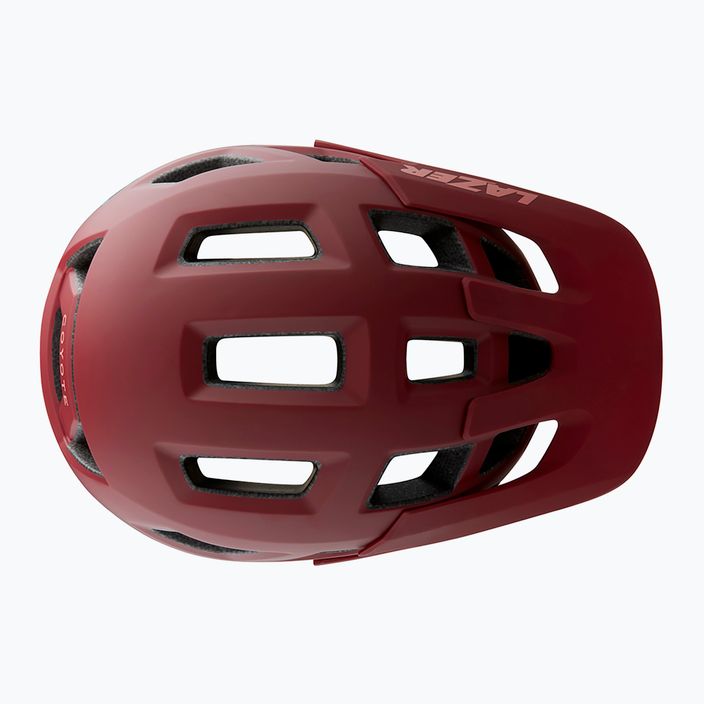 Lazer Coyote CE-CPSC red bicycle helmet 11