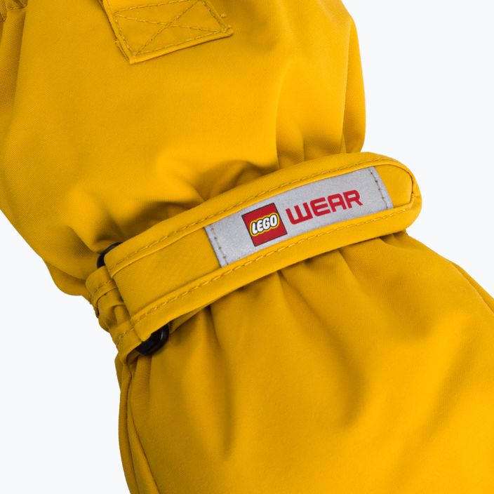 LEGO Lwatlin 700 children's ski gloves yellow 22865 4