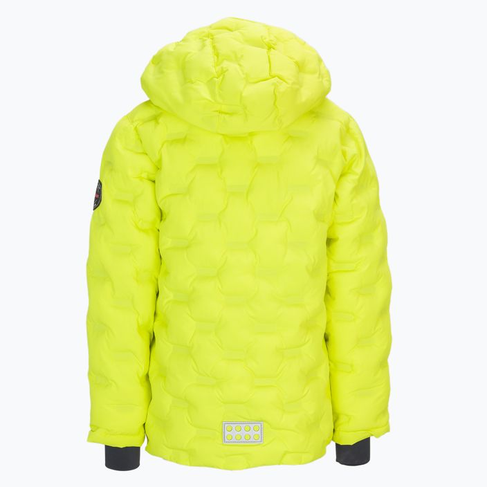 Children's ski jacket LEGO Lwjipe 706 yellow 22879 2