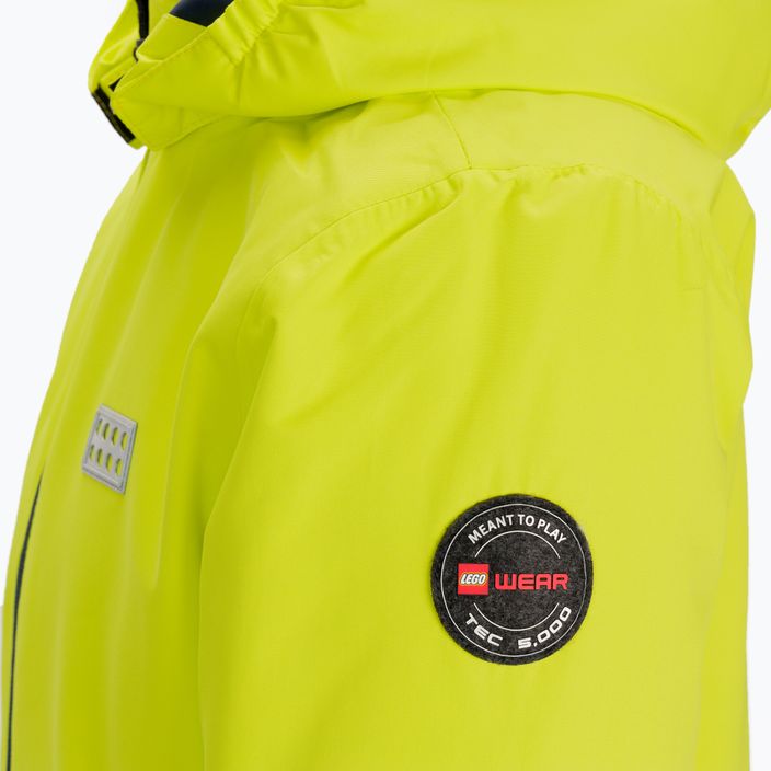 Children's ski jacket LEGO Lwjebel 707 yellow 11010261 3